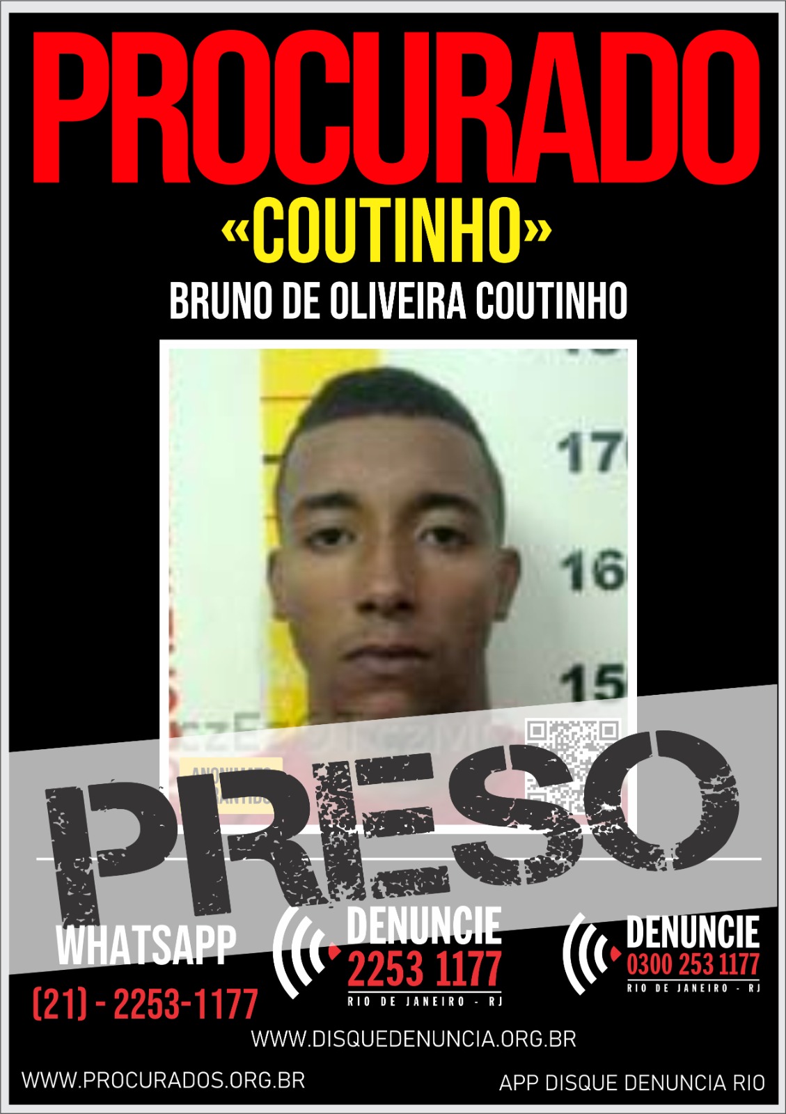 Apontado como liderança do Comando Vermelho de Juiz de Fora é preso em São Pedro da Aldeia